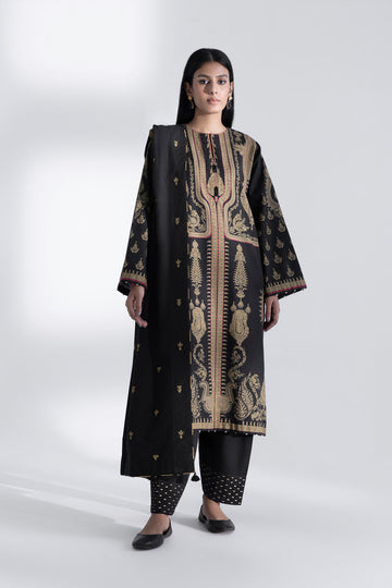 Sapphire U3E DY22V8 11 1 3 Piece - Embroidered Khaddar Suit Winter Vol 1 2022 Online Shopping